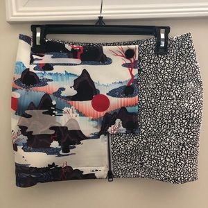 OPENING CEREMONY Printed Mini Skirt